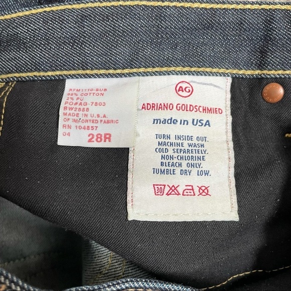 AG Adriano Goldschmied Blue The Stilt Skinny Jeans EUC Size 28 - Picture 4 of 6